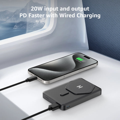 SIXTHGU PowerMag 10000 Portable Charger Power Bank With 20W Output & 15W Wireless charger