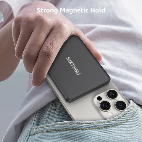 SIXTHGU PowerMag 5000 Portable Charger Power Bank With 20W Output & 15W Wireless charger