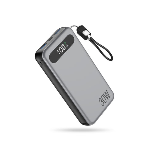 Power Bank 20000mAh, PD 30W and QC 4.0 Fast Charging Portable Charger with 3 Outputs & 2 Inputs